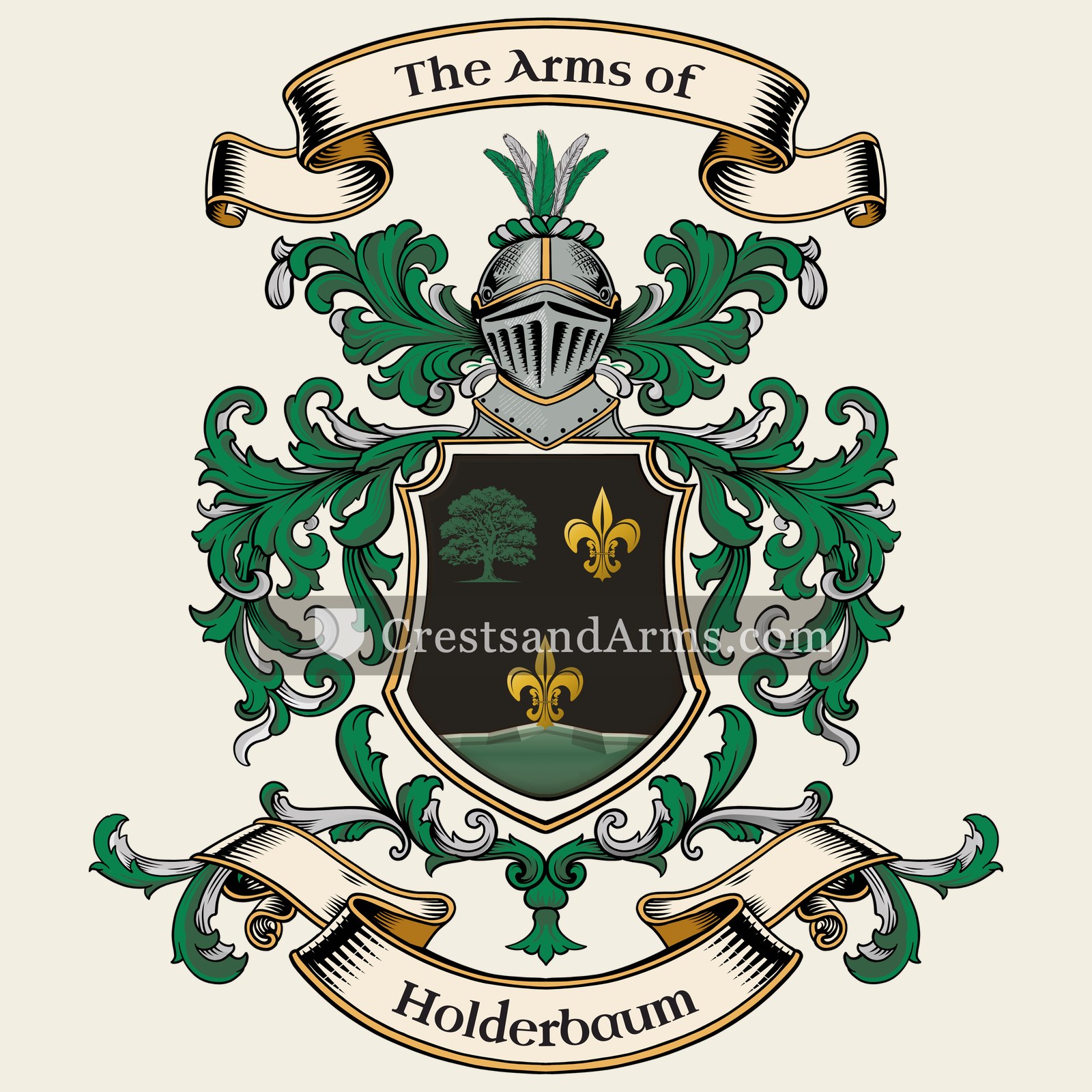 The Holderbaum coat of arms