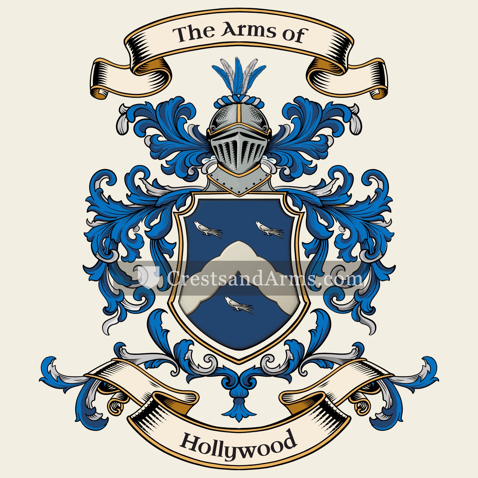 The Hollywood coat of arms