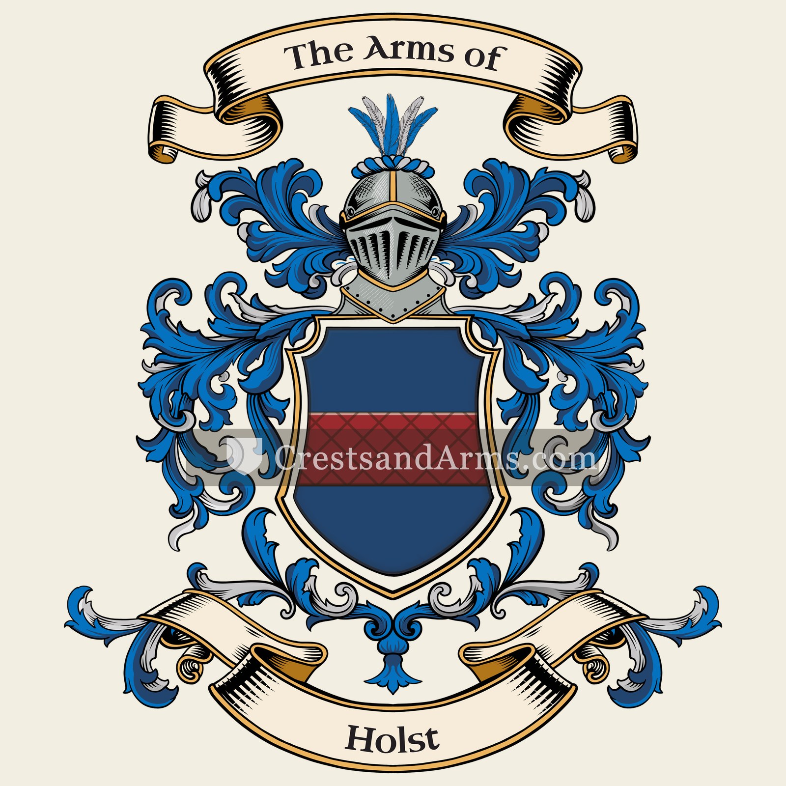 The Holst coat of arms