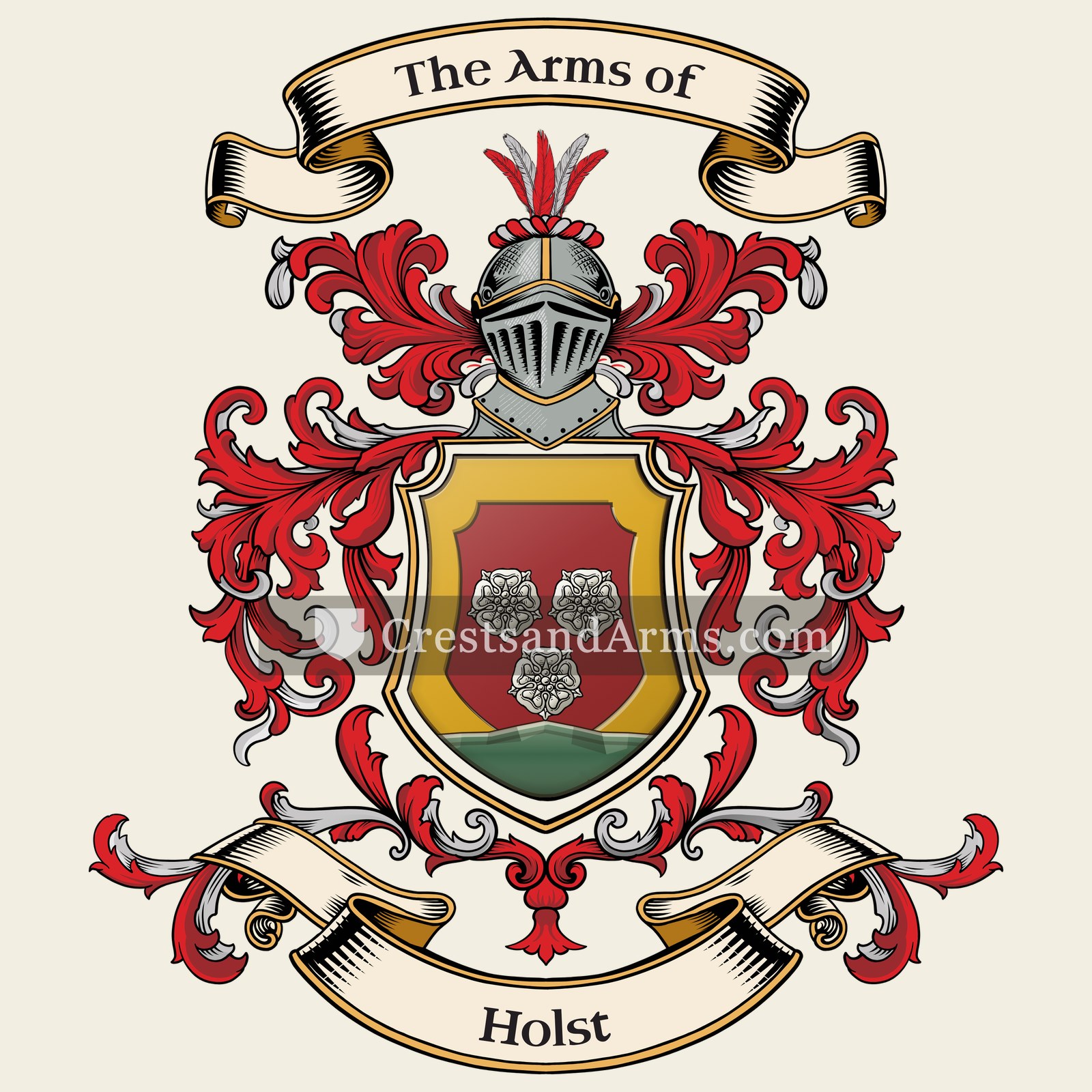 The Holst coat of arms