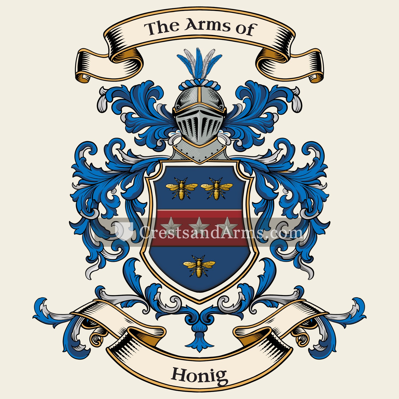 The Honig coat of arms