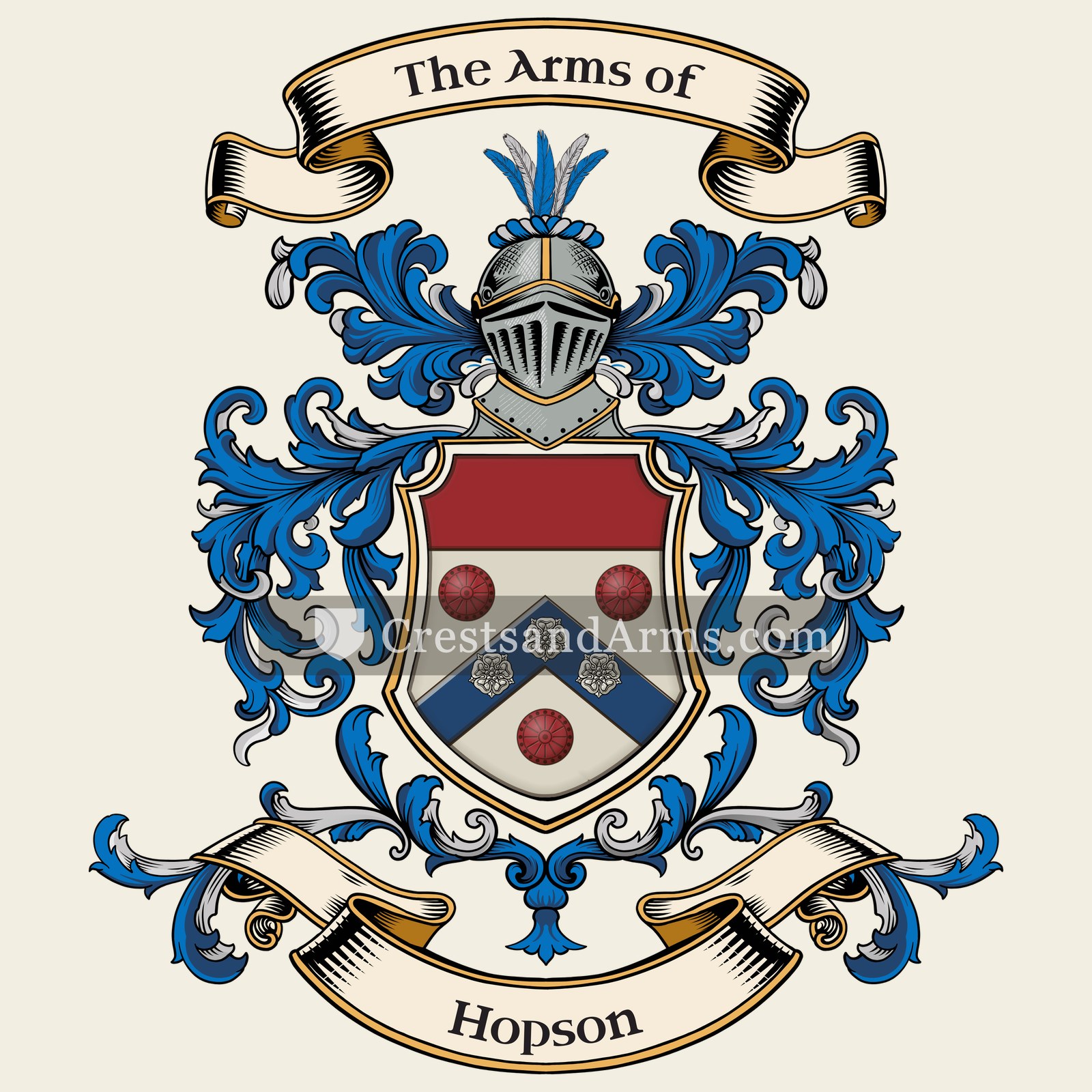 The Hopson coat of arms