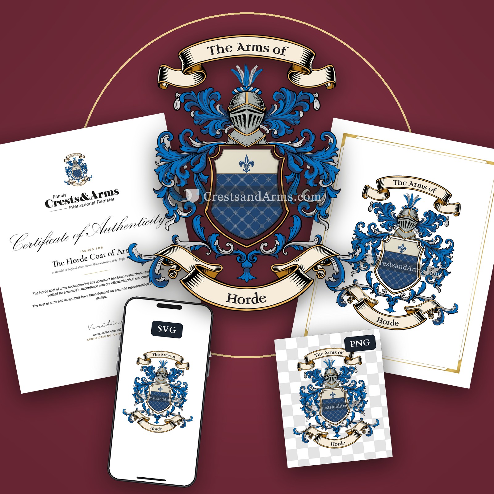 The Horde arms on the coat of arms — digital pack