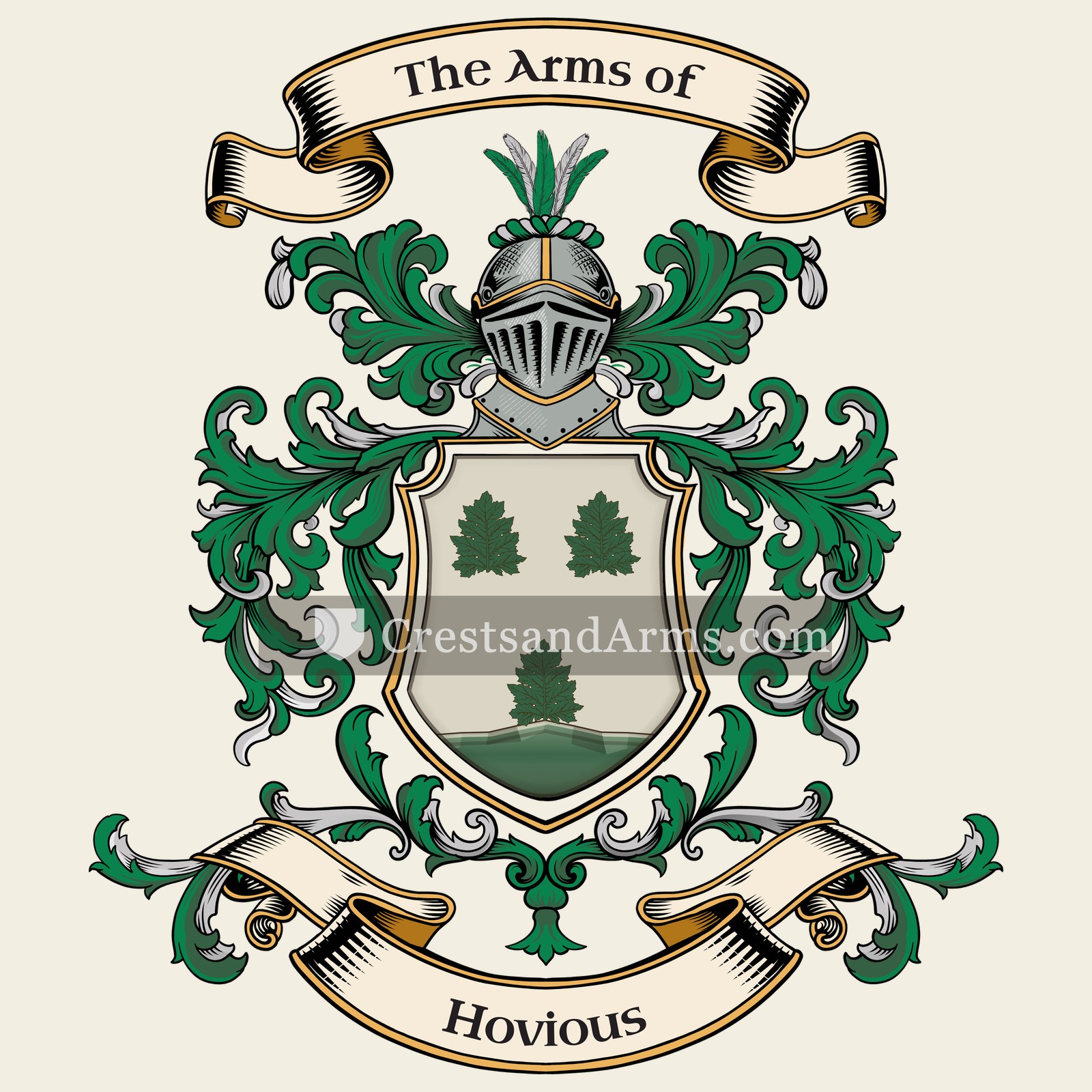 The Hovious coat of arms