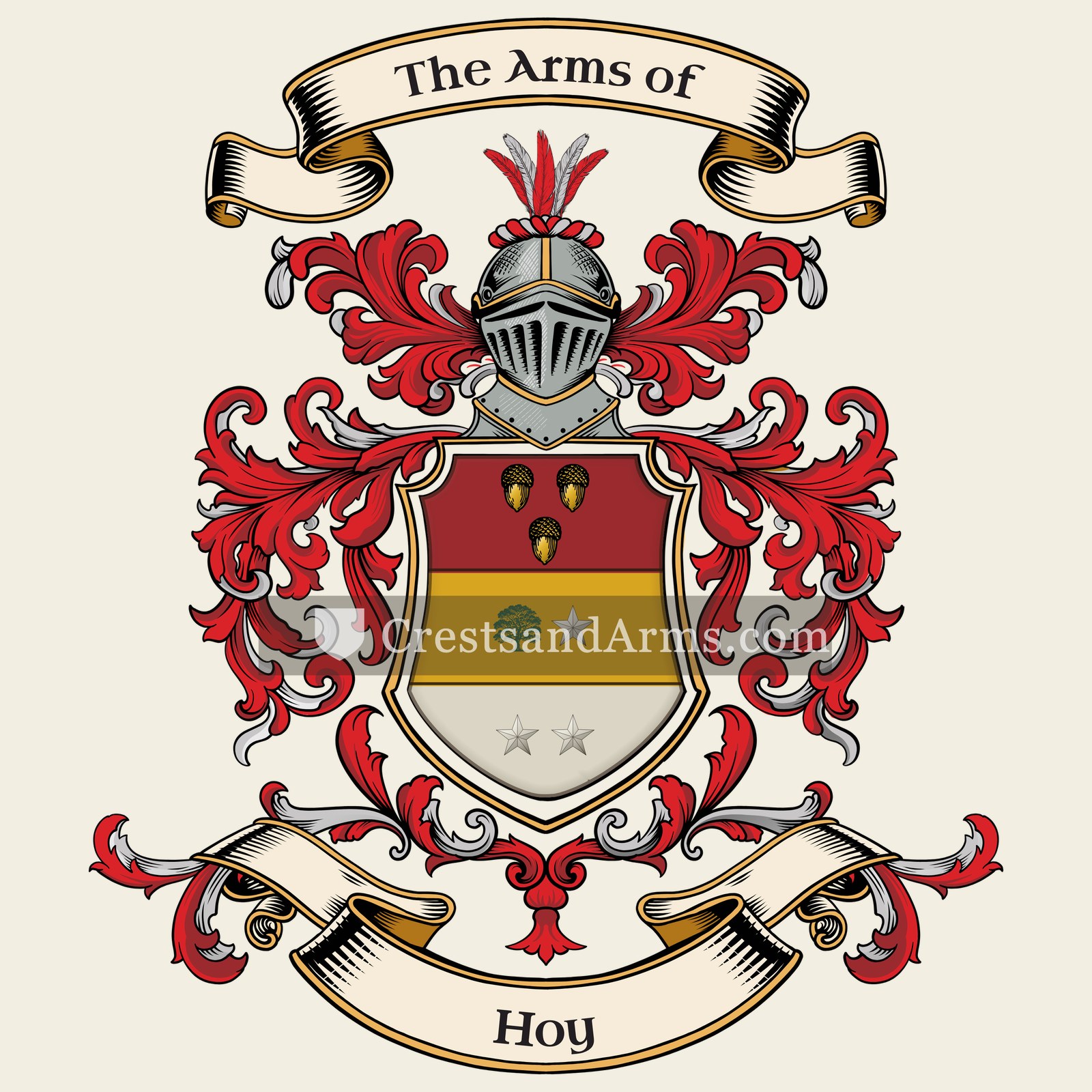 The Hoy coat of arms