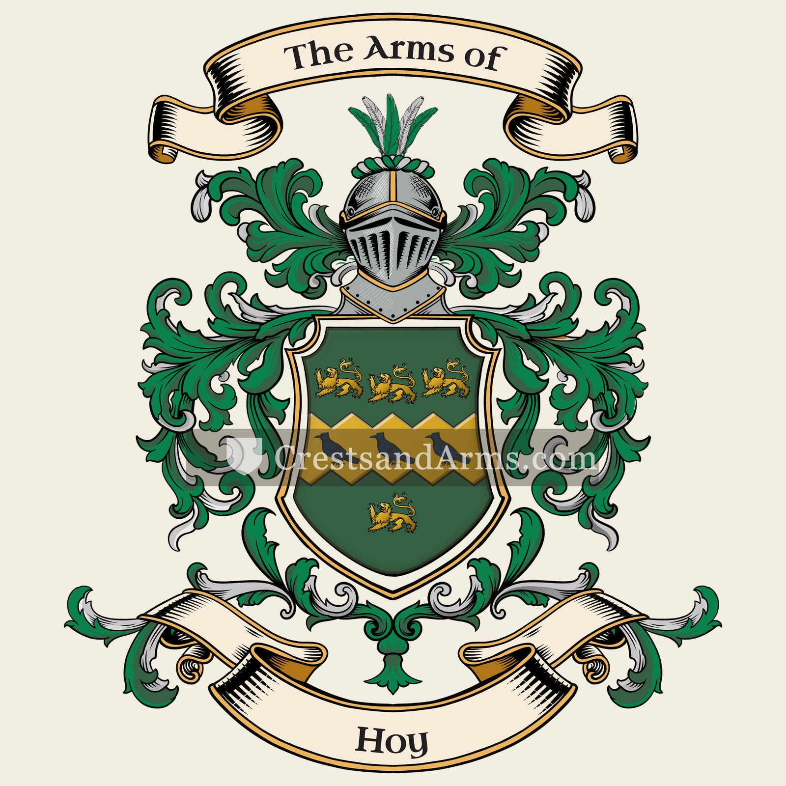 The Hoy coat of arms