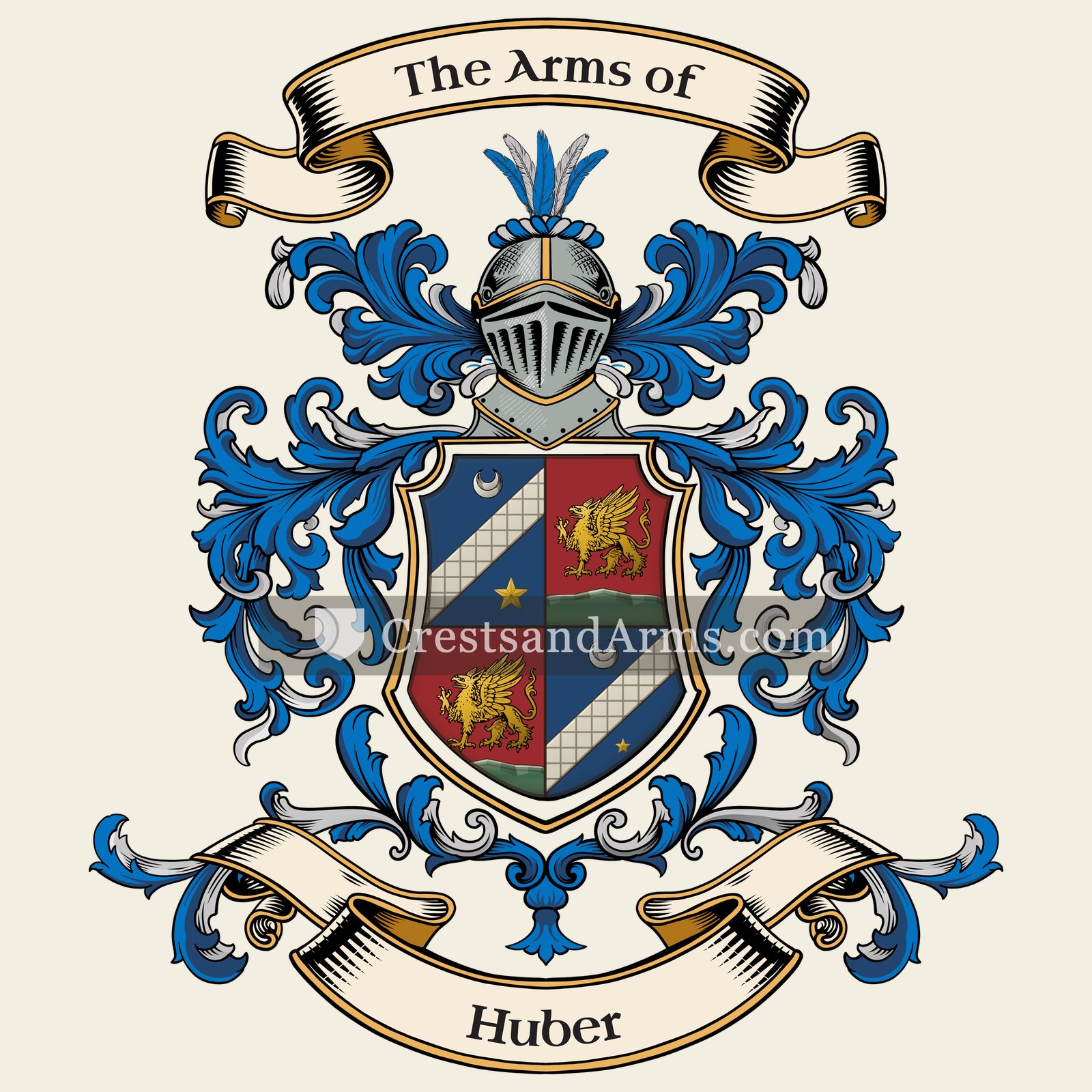 The Huber coat of arms
