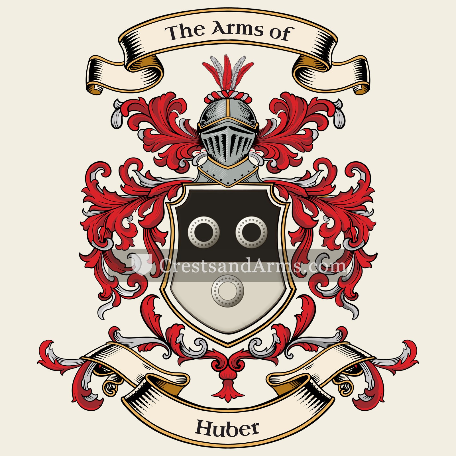 The Huber coat of arms