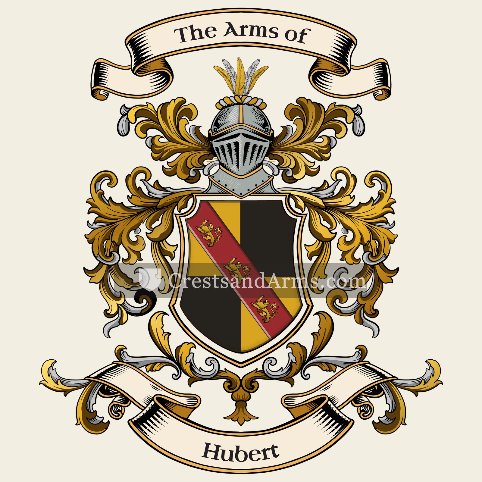 The Hubert coat of arms