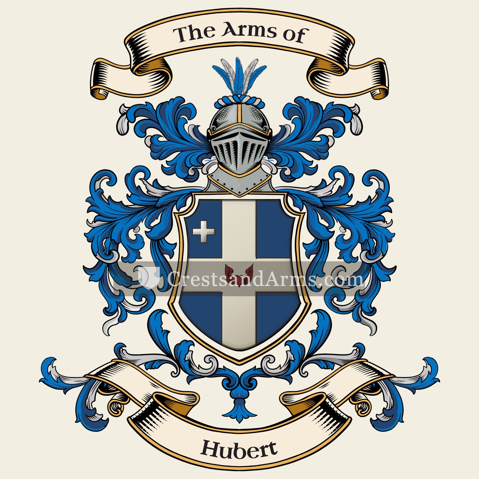 The Hubert coat of arms