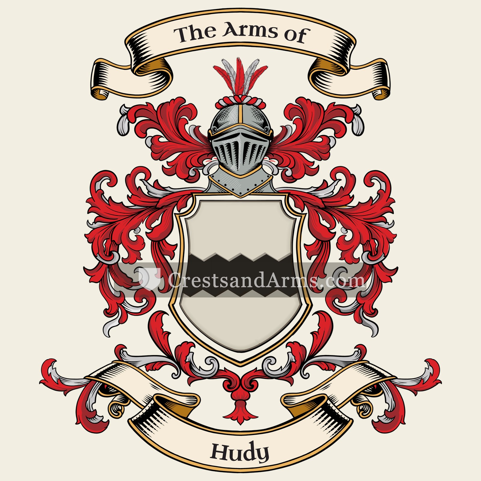The Hudy coat of arms