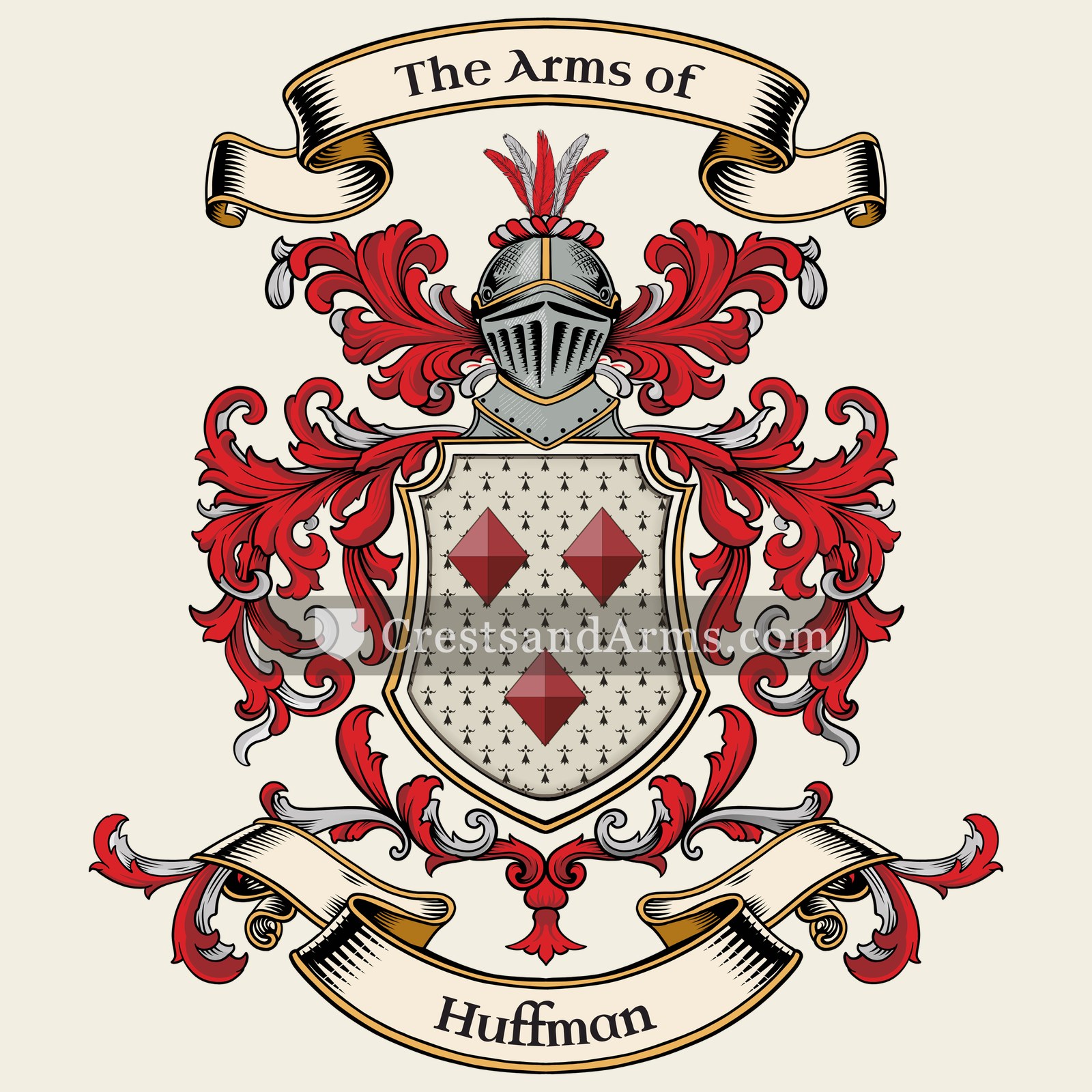 The Huffman coat of arms