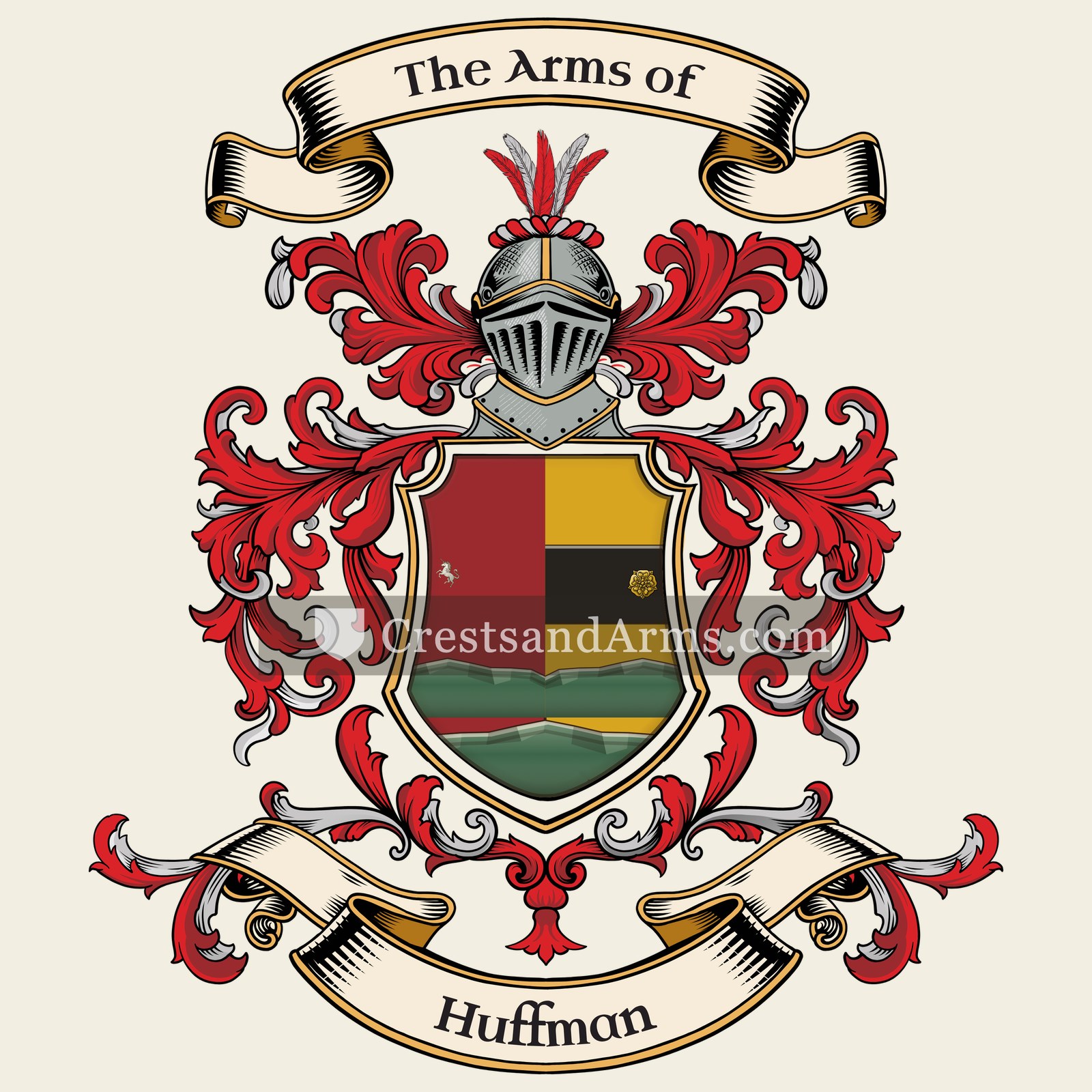 The Huffman coat of arms