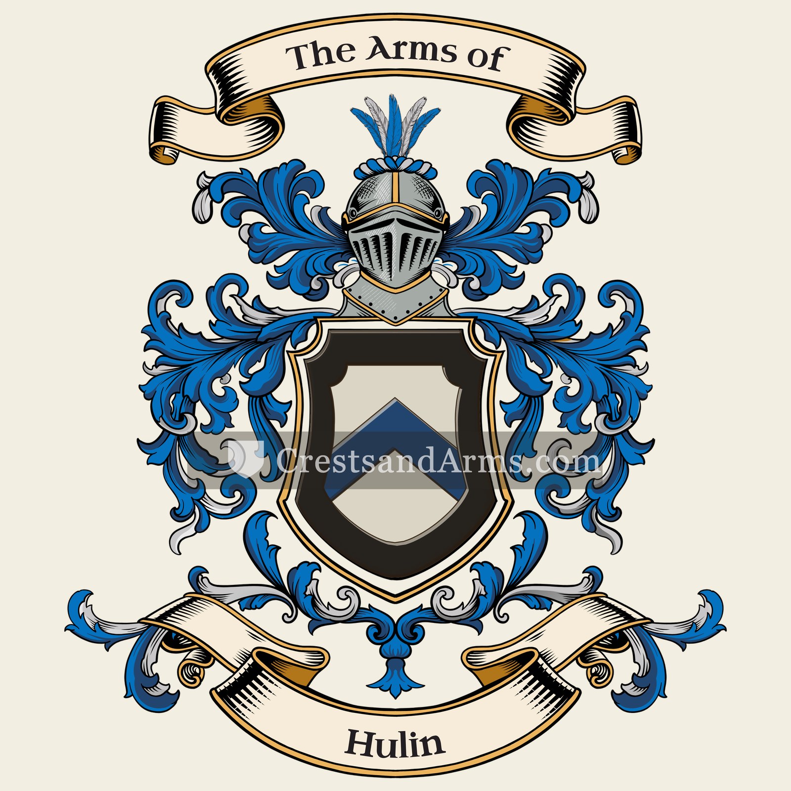 The Hulin coat of arms