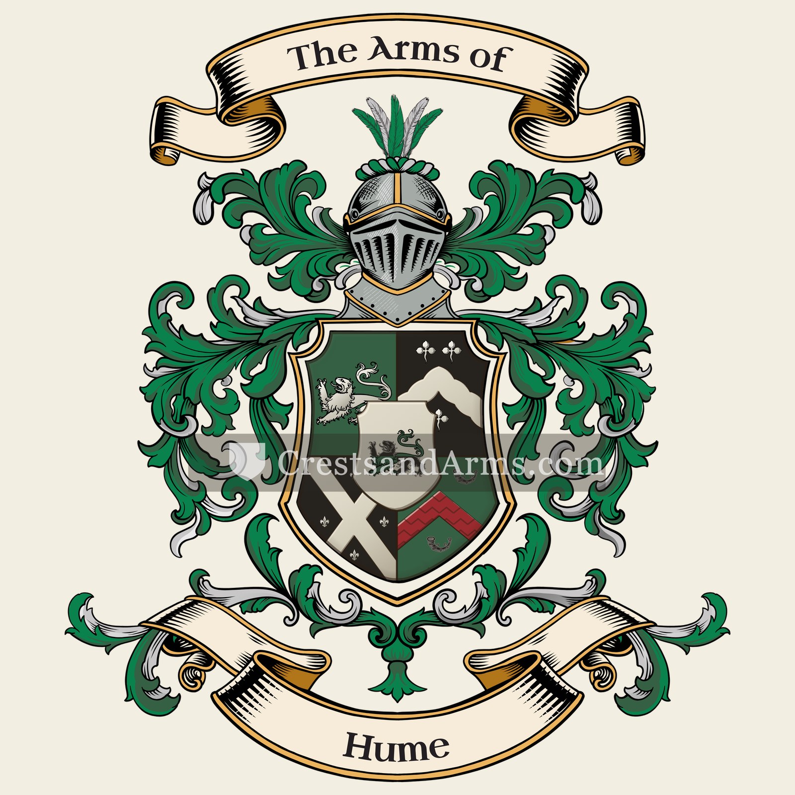 The Hume coat of arms