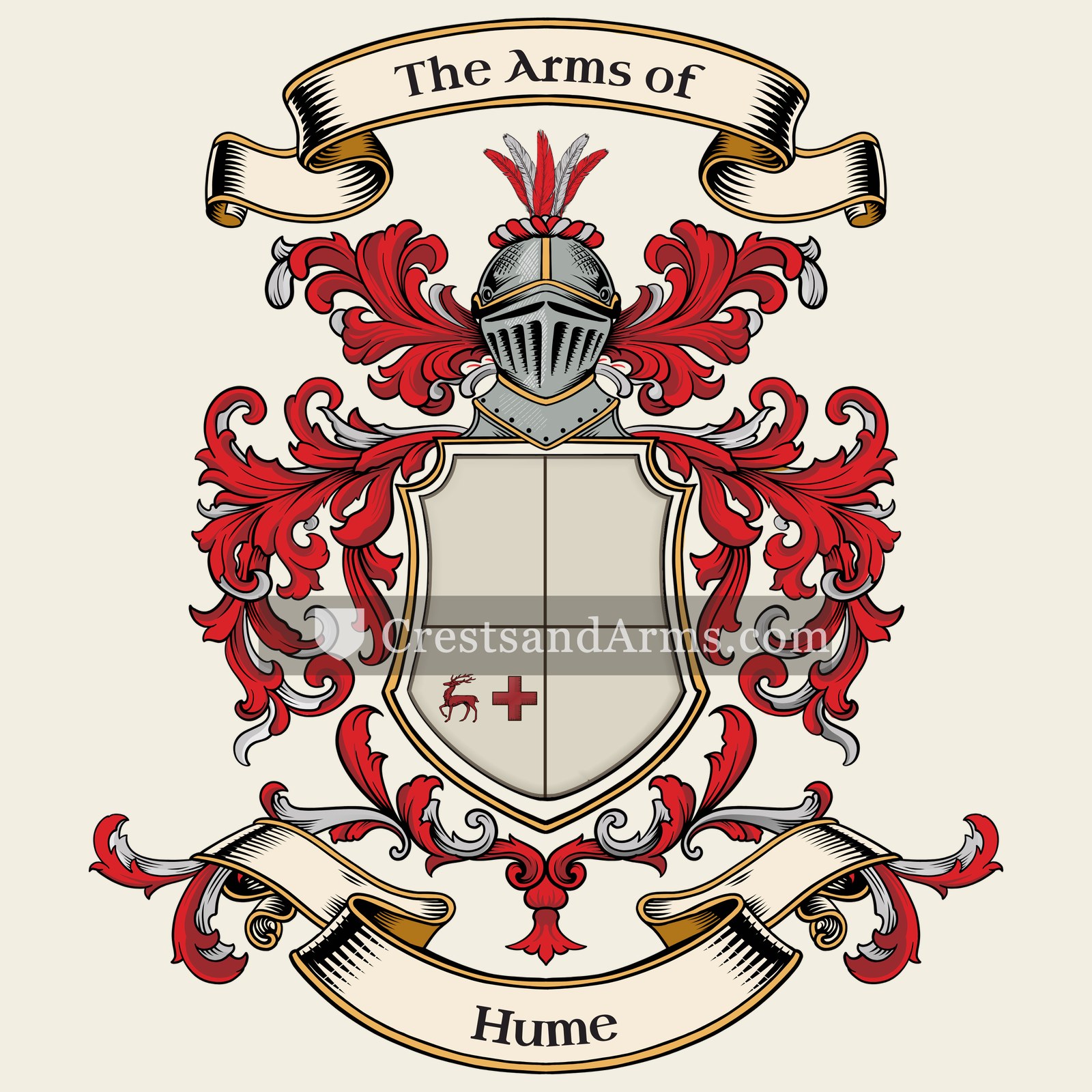 The Hume coat of arms