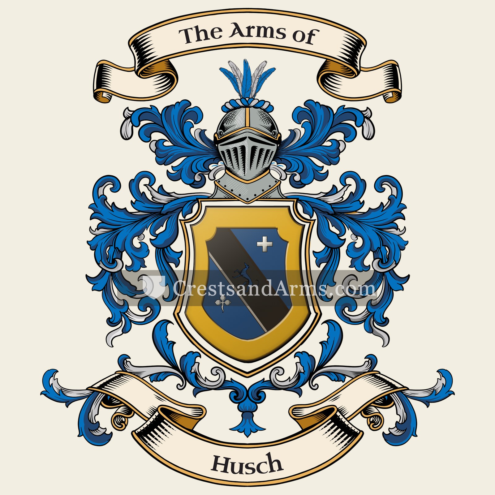 The Husch coat of arms