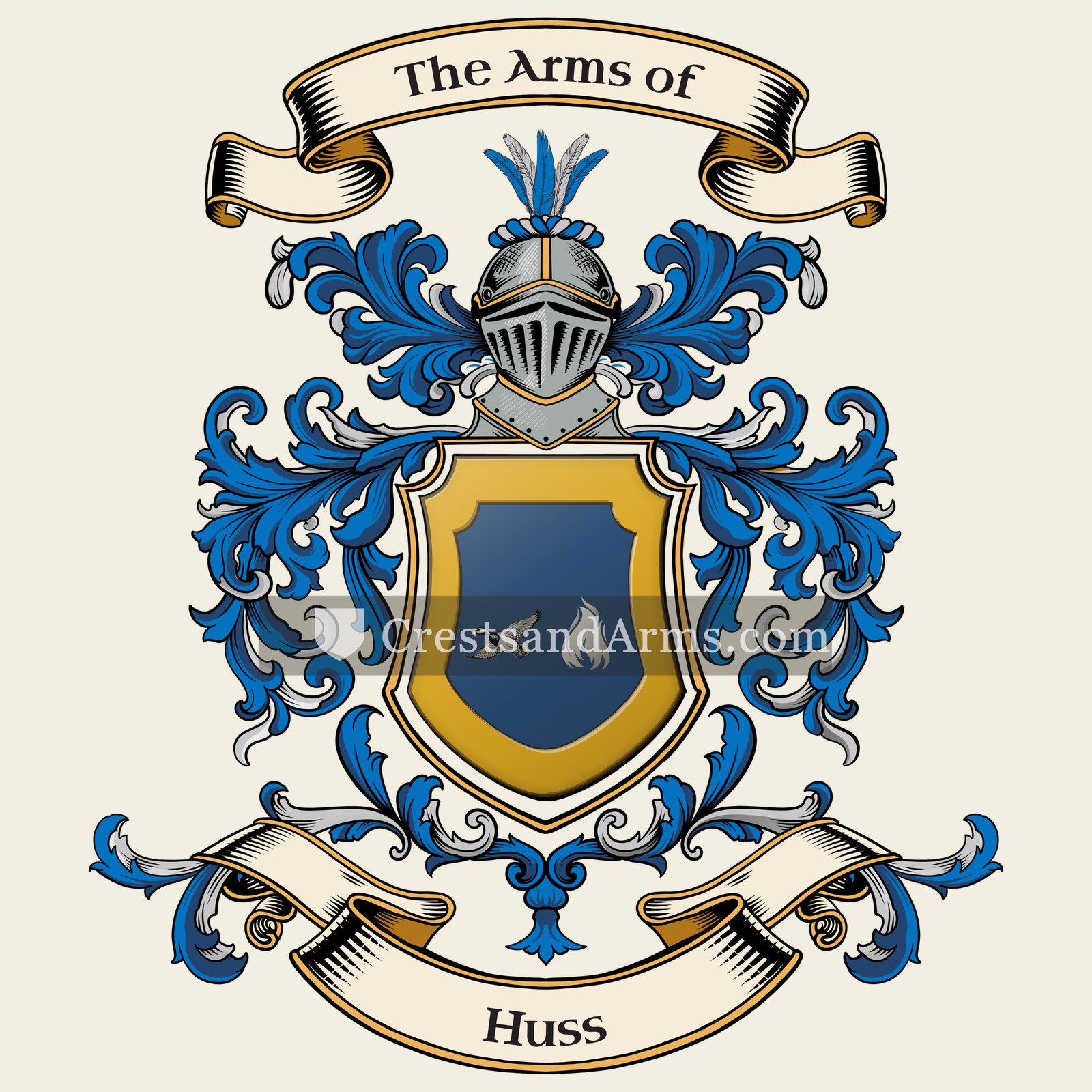 The Huss coat of arms