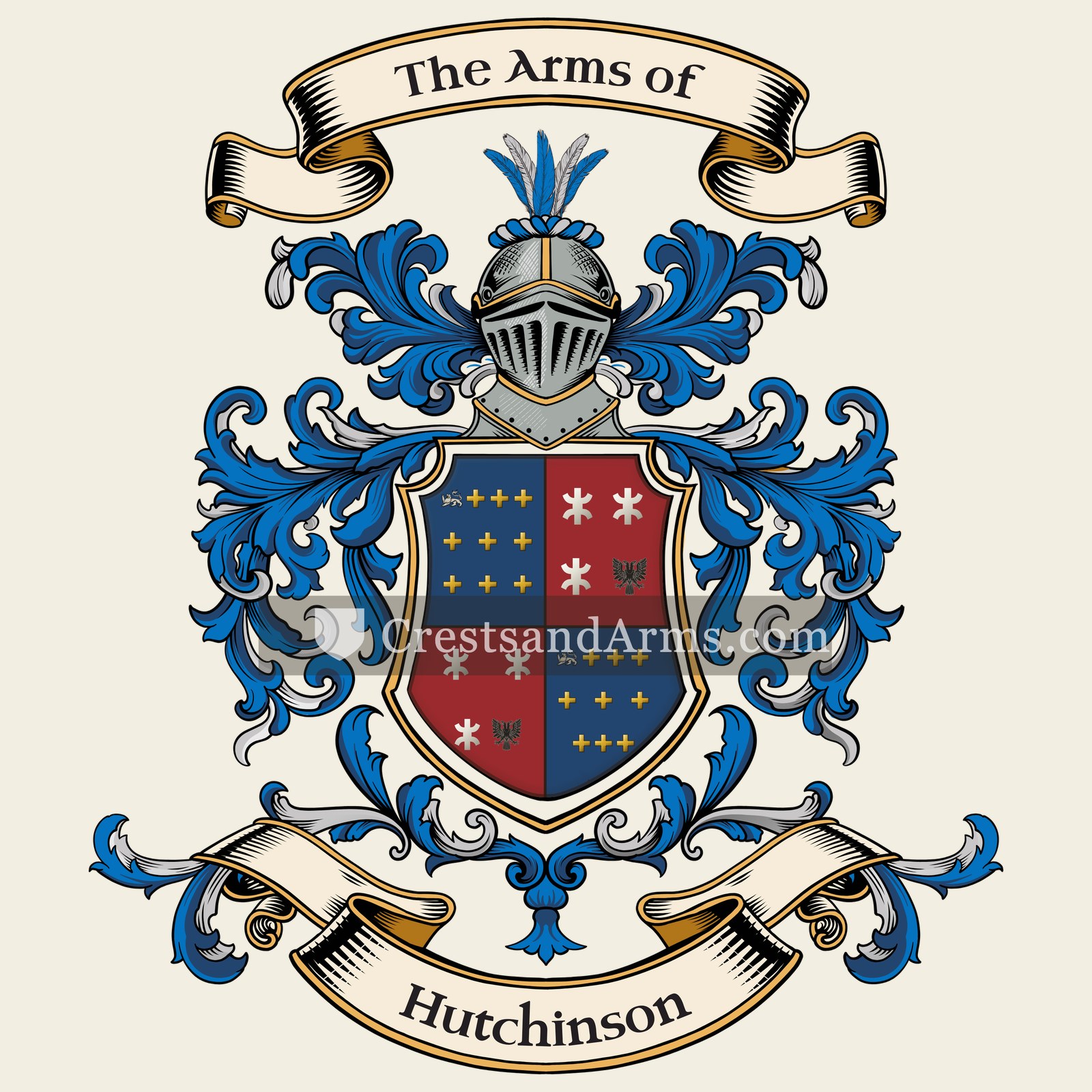 The Hutchinson coat of arms