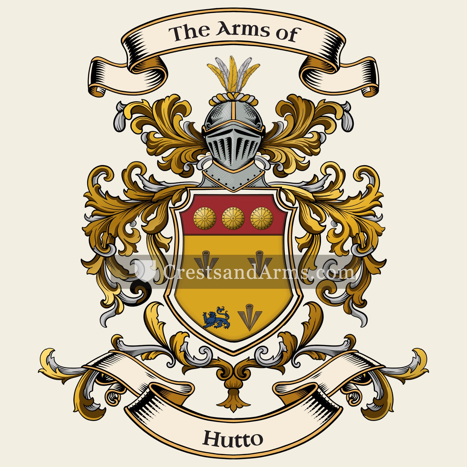 The Hutto coat of arms