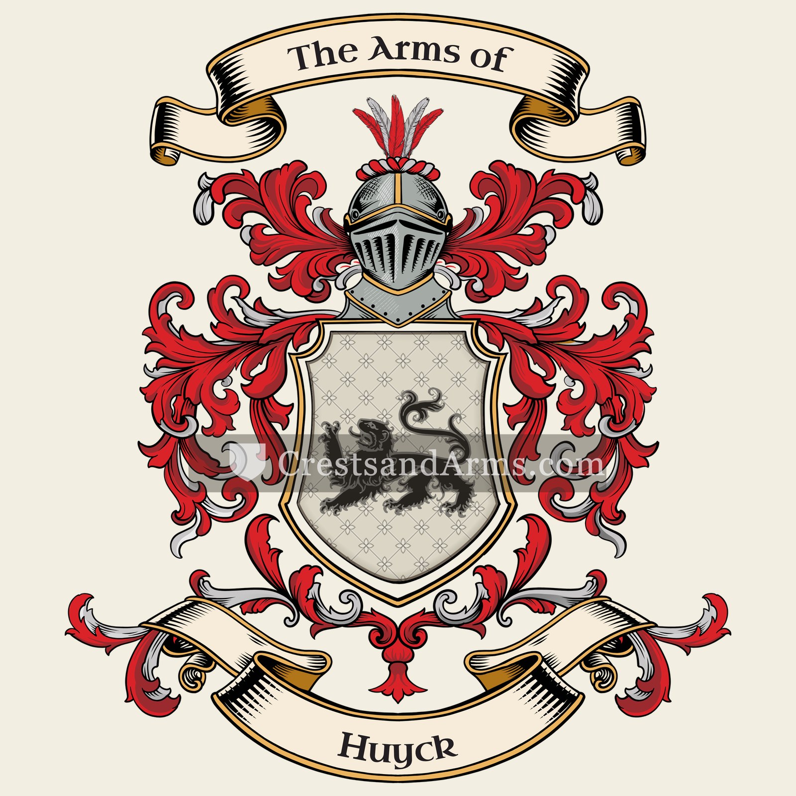 The Huyck coat of arms