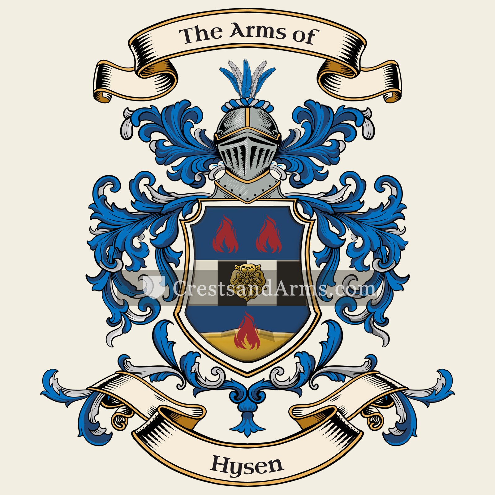 The Hysen coat of arms