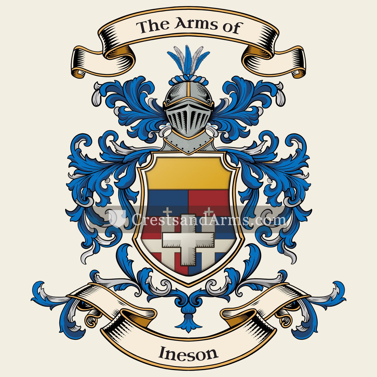 The Ineson coat of arms