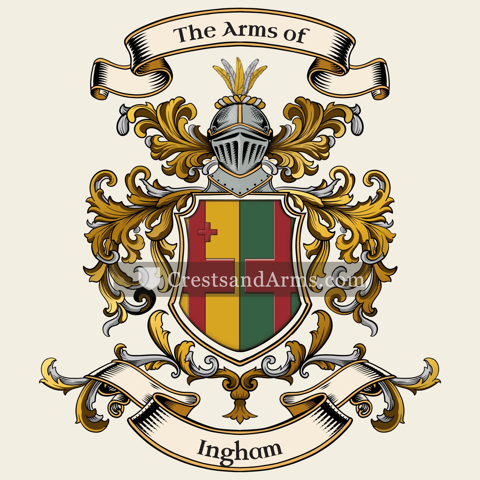 The Ingham coat of arms
