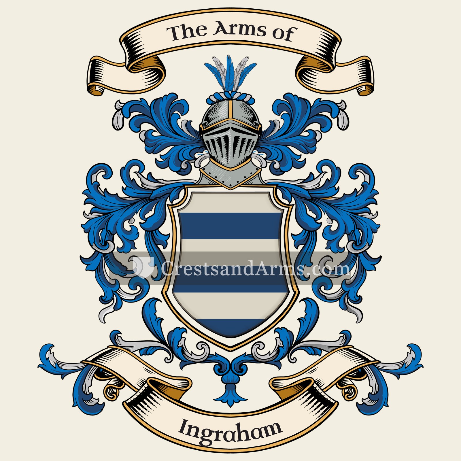 The Ingraham coat of arms