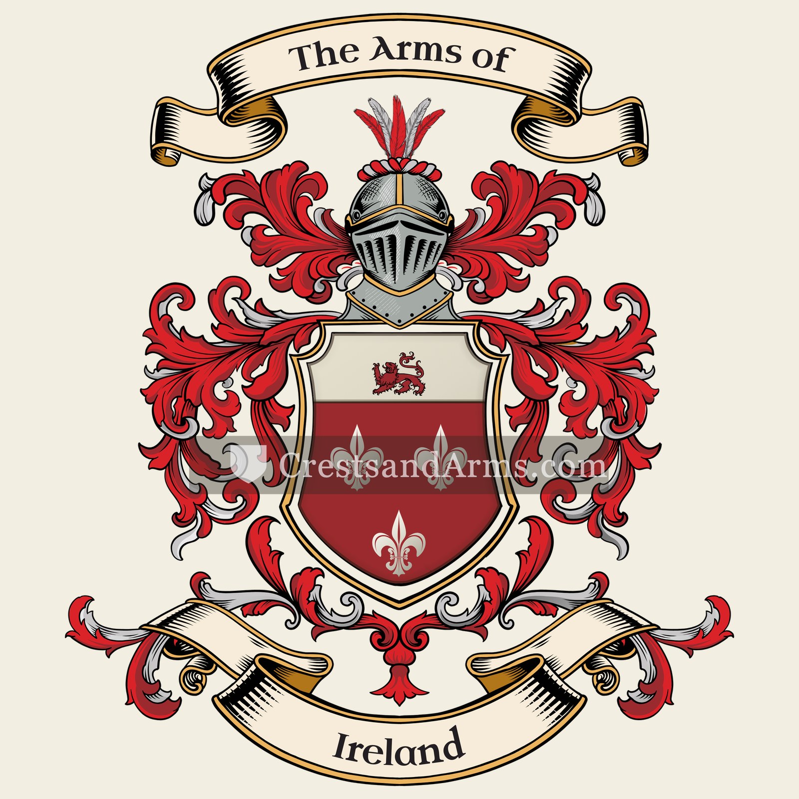 The Ireland coat of arms