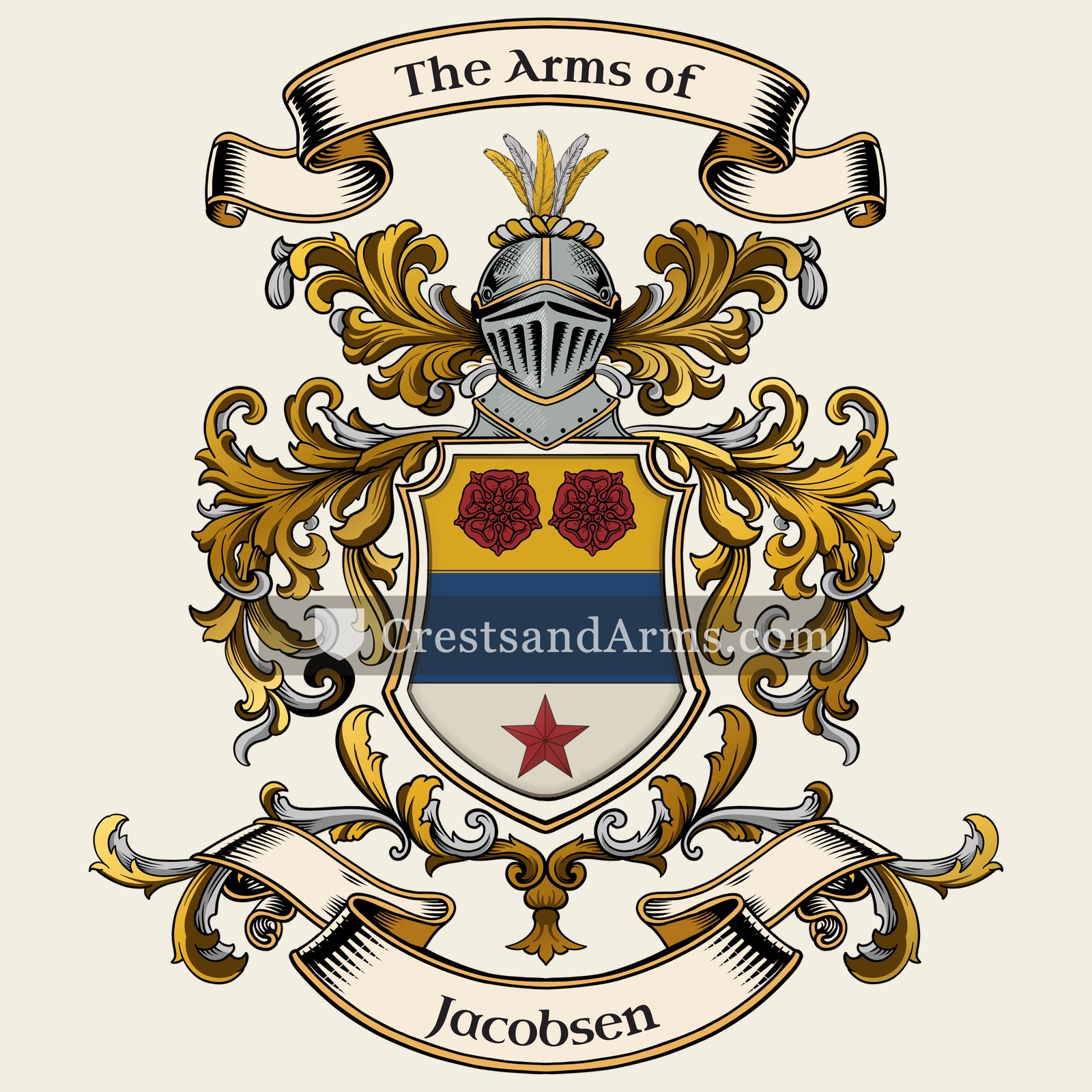 The Jacobsen coat of arms