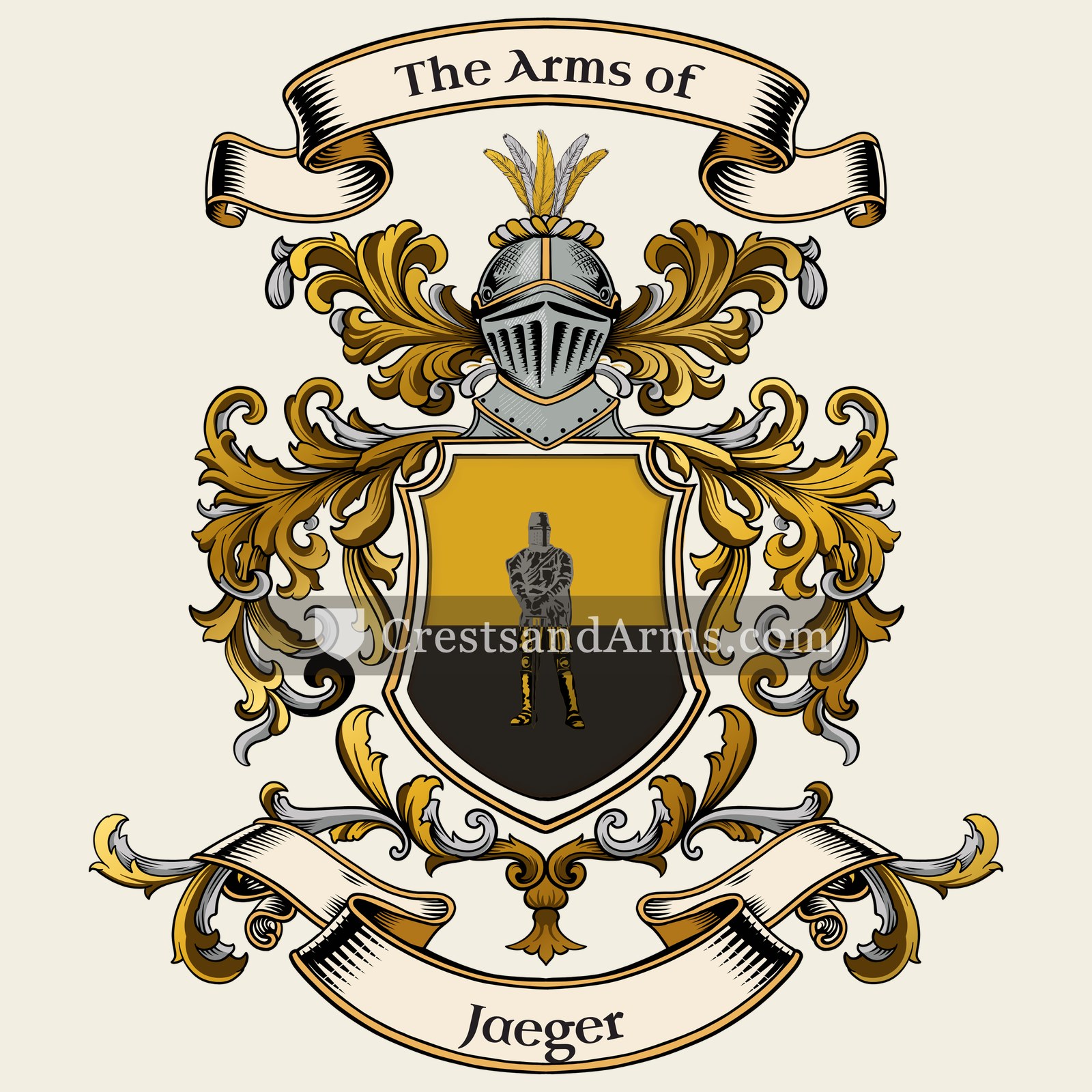 The Jaeger coat of arms