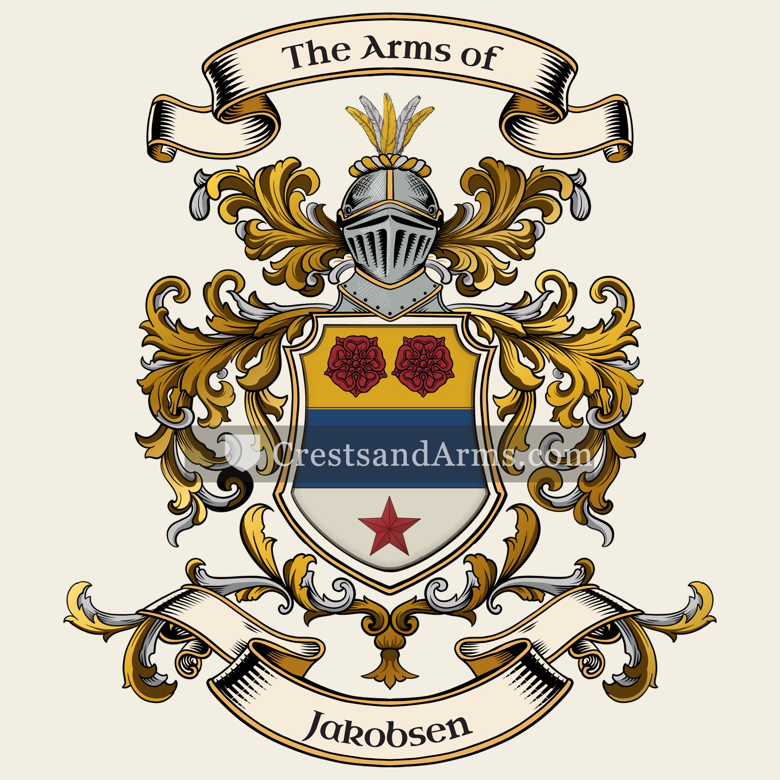 The Jakobsen coat of arms