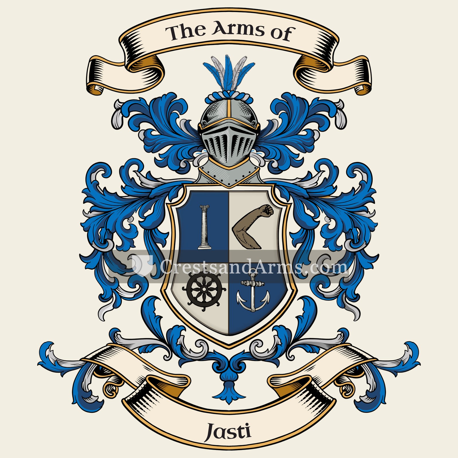 The Jasti coat of arms
