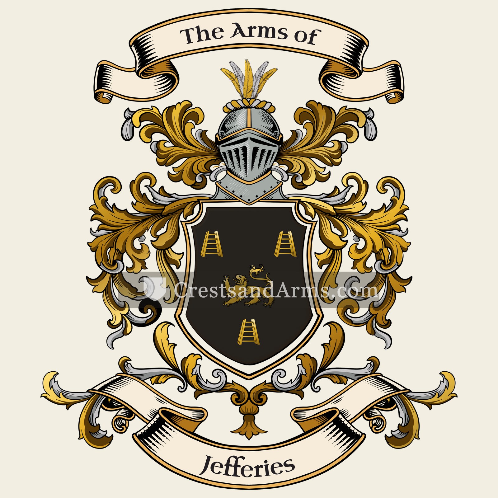 The Jefferies coat of arms