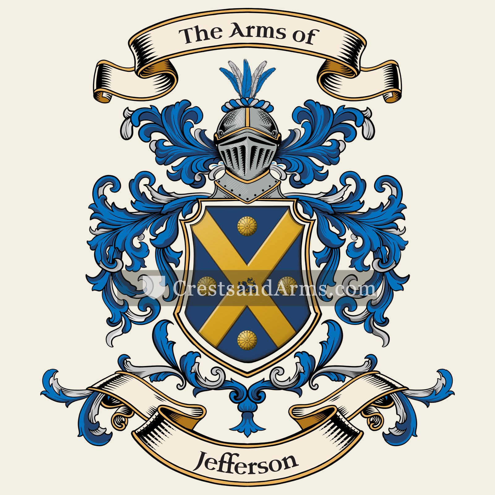 The Jefferson coat of arms