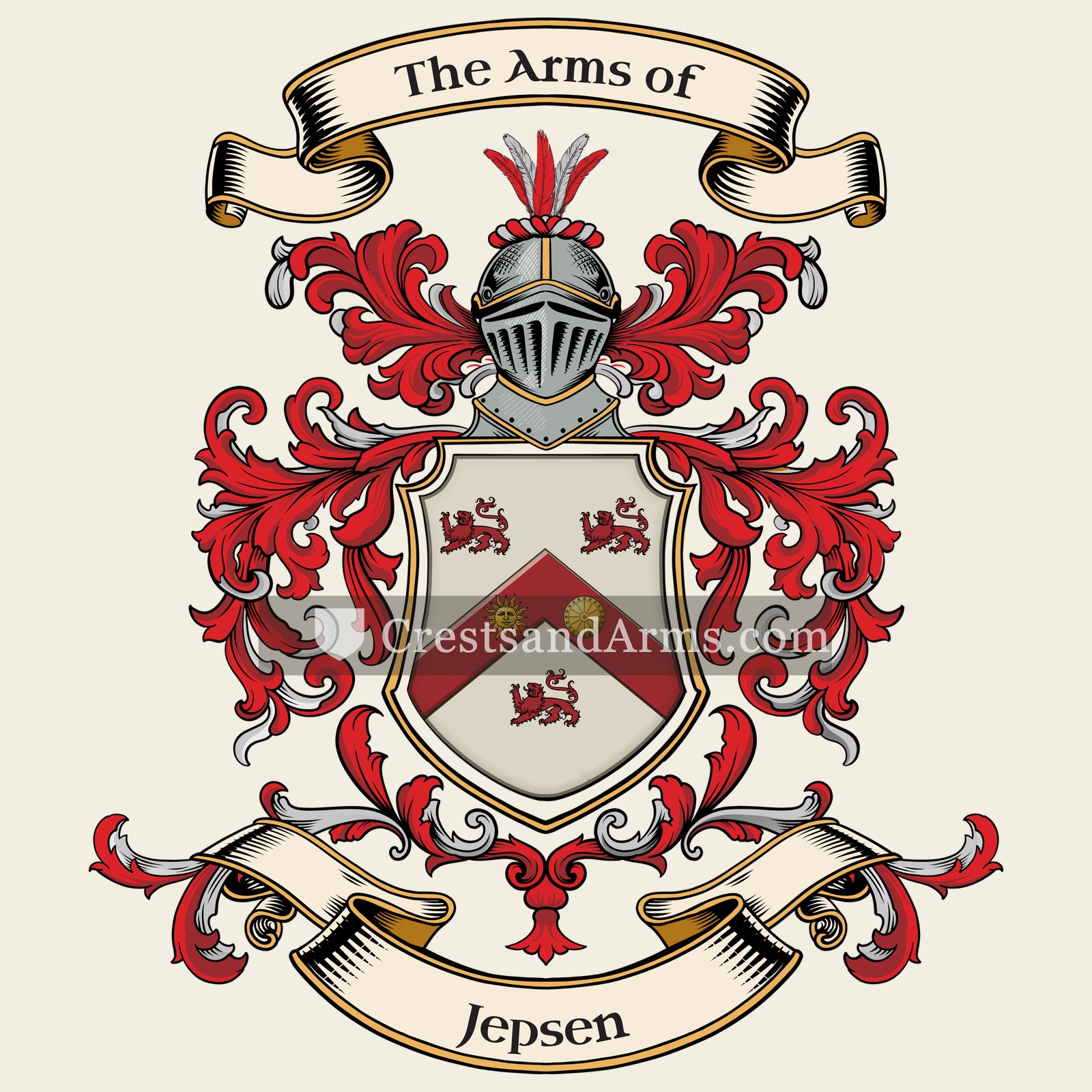 The Jepsen coat of arms