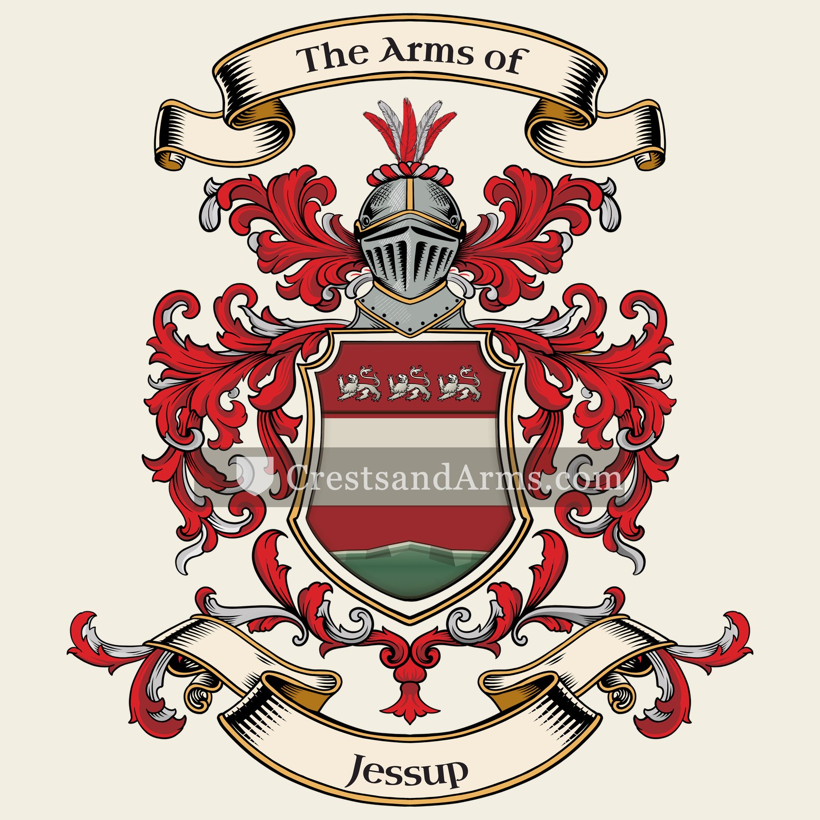 The Jessup coat of arms