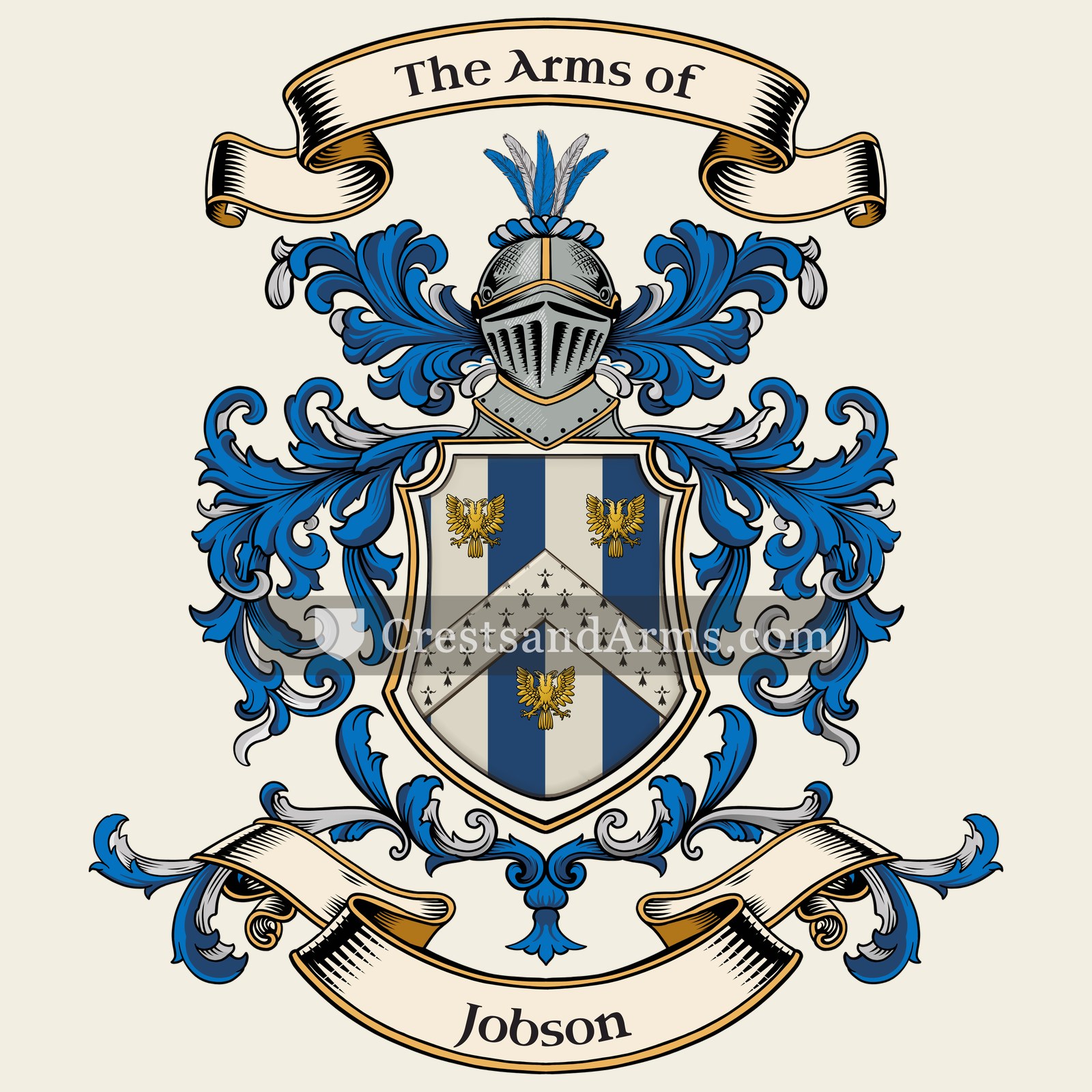 The Jobson coat of arms