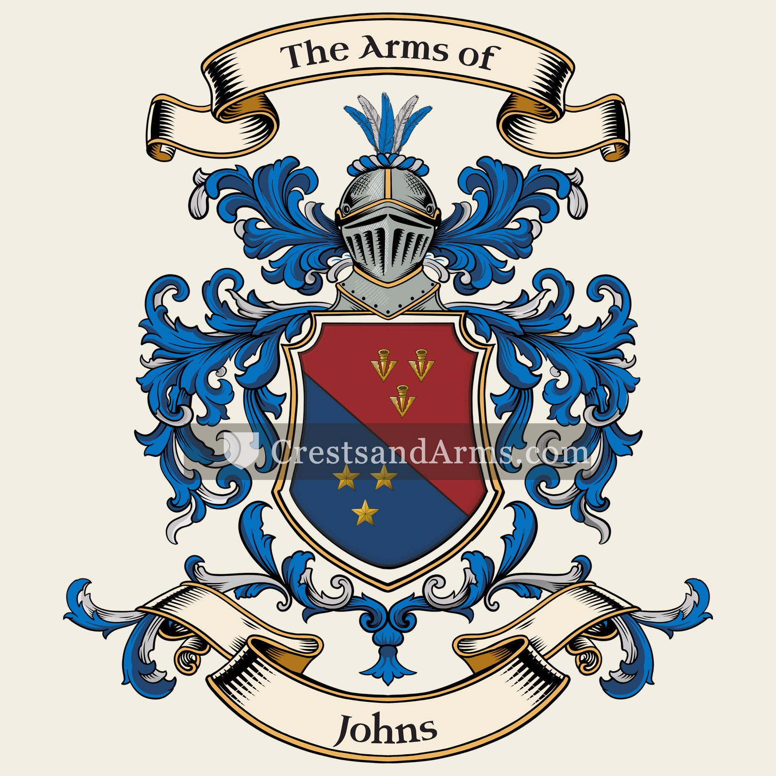 The Johns coat of arms