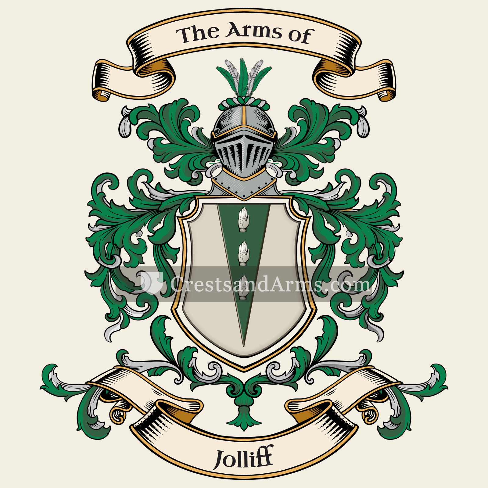The Jolliff coat of arms