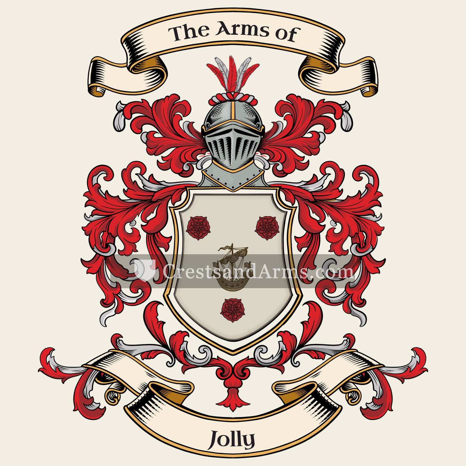 The Jolly coat of arms
