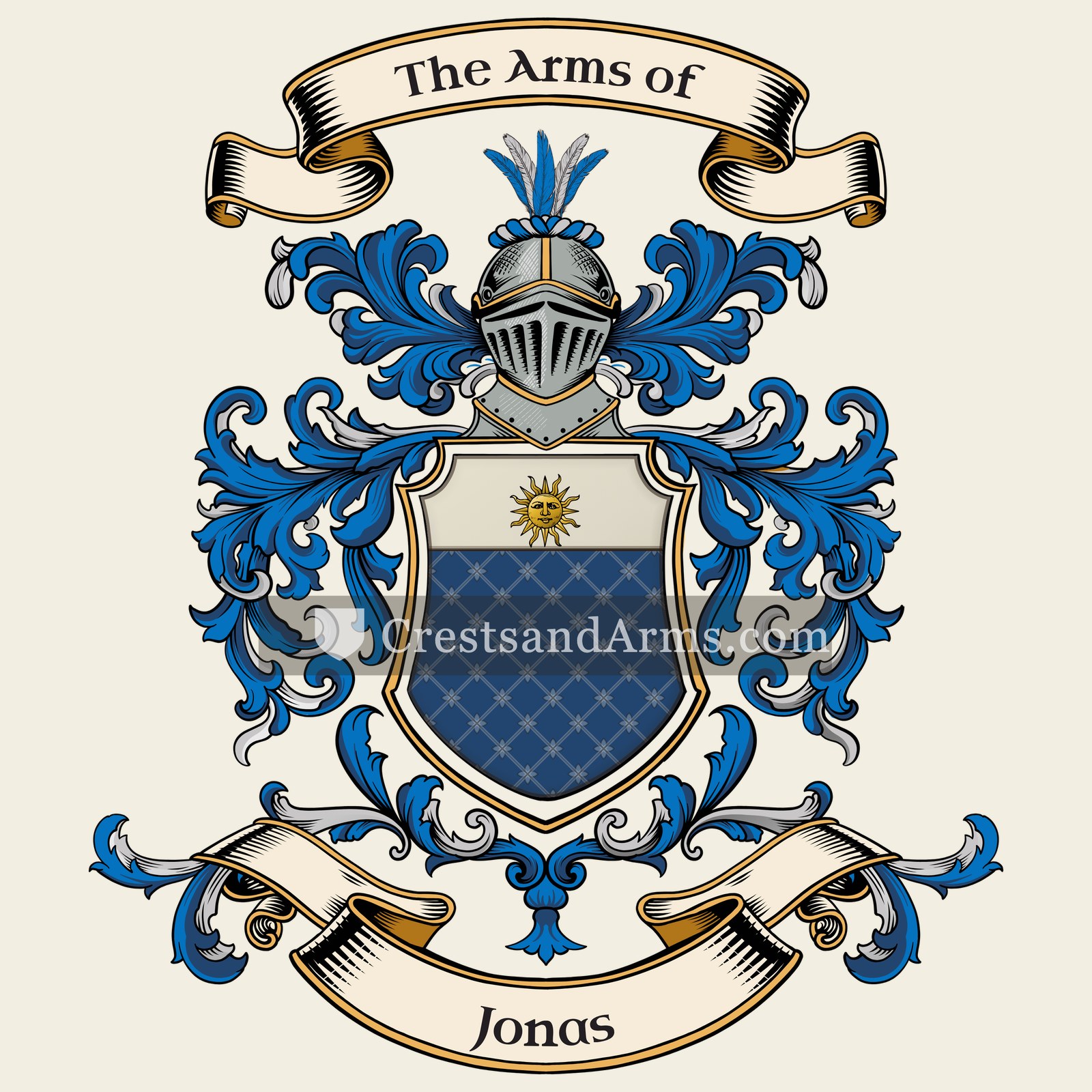 The Jonas coat of arms