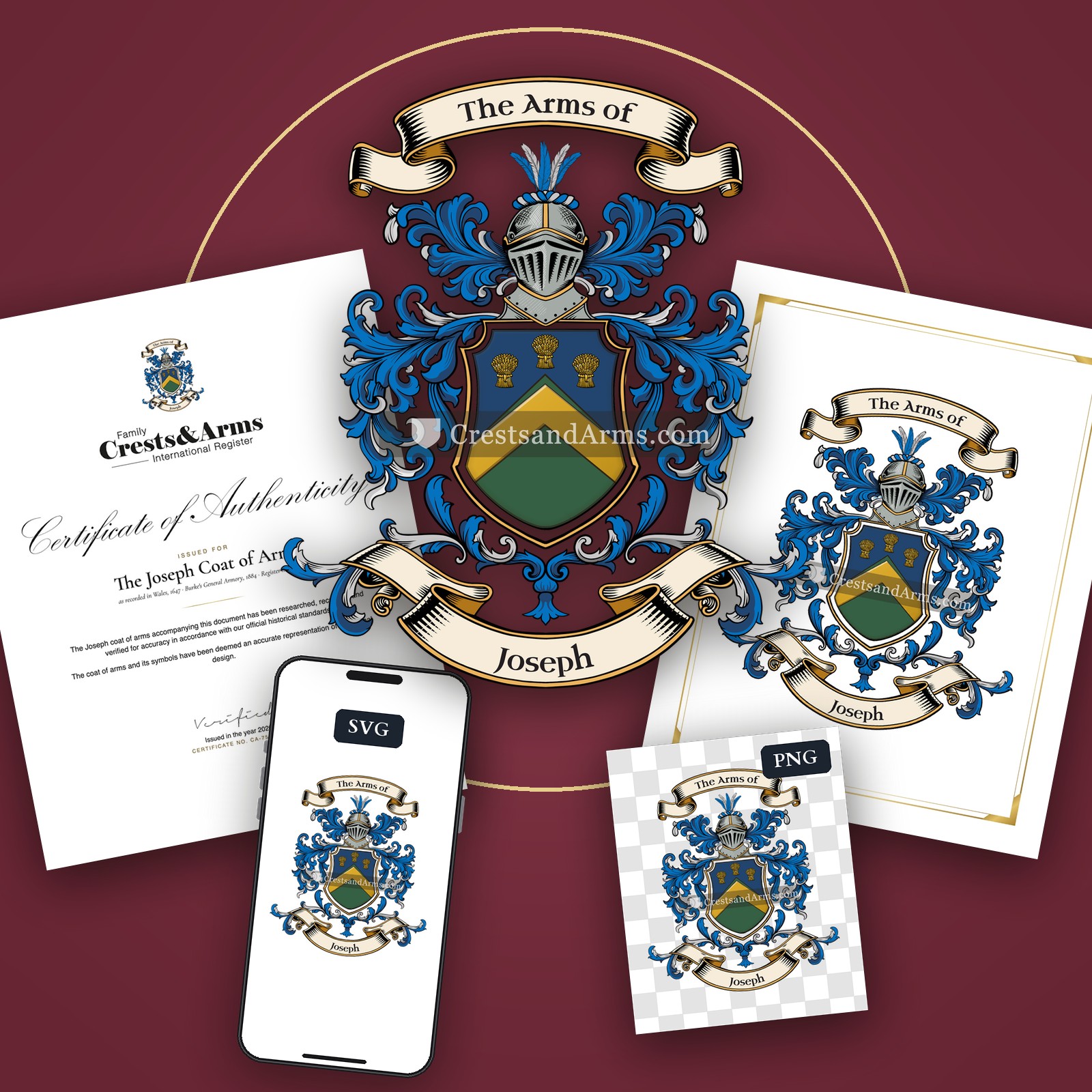 The Joseph coat of arms