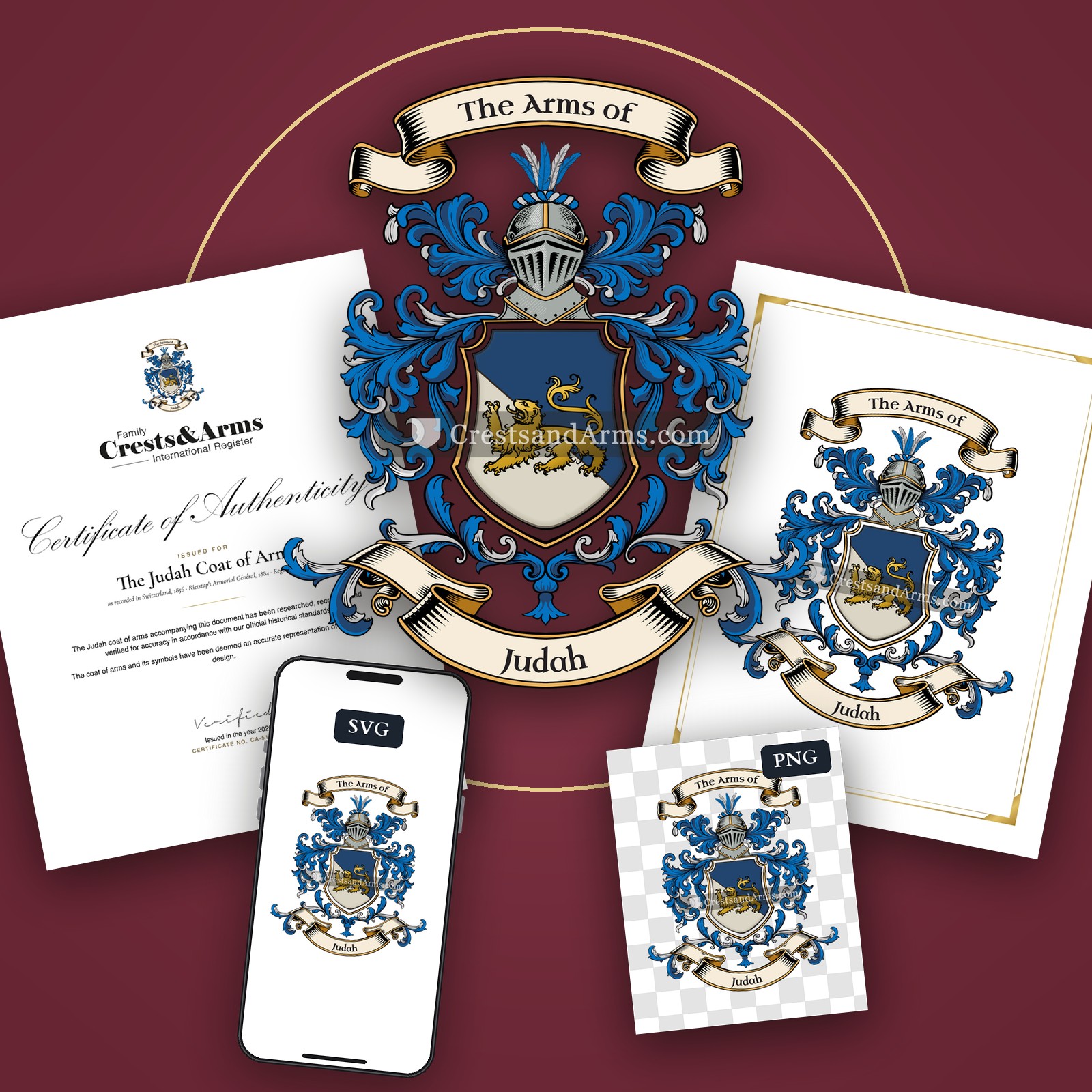 The Judah arms on the coat of arms — digital pack