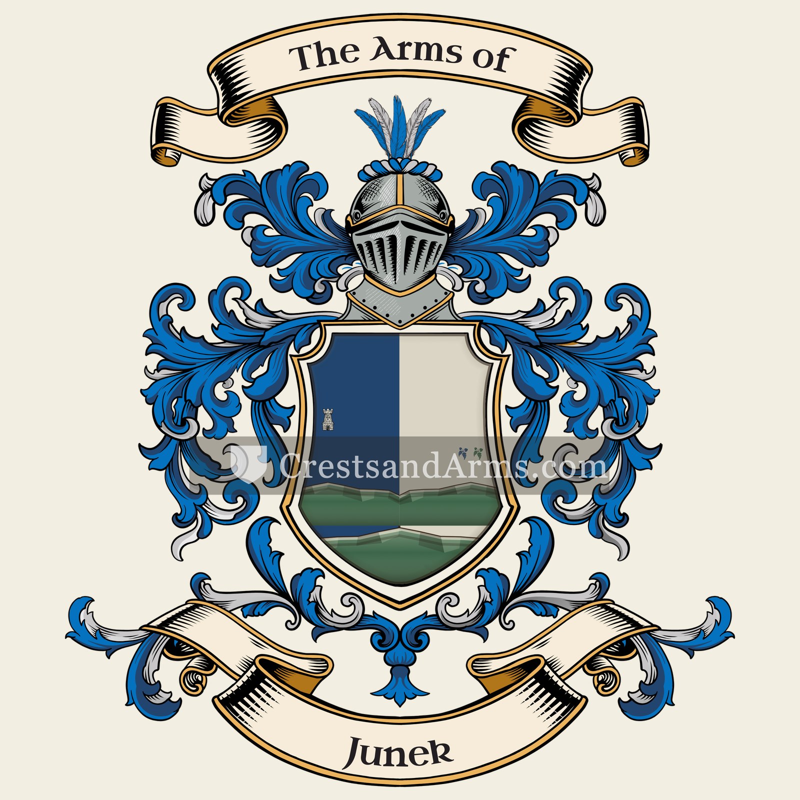 The Junek coat of arms