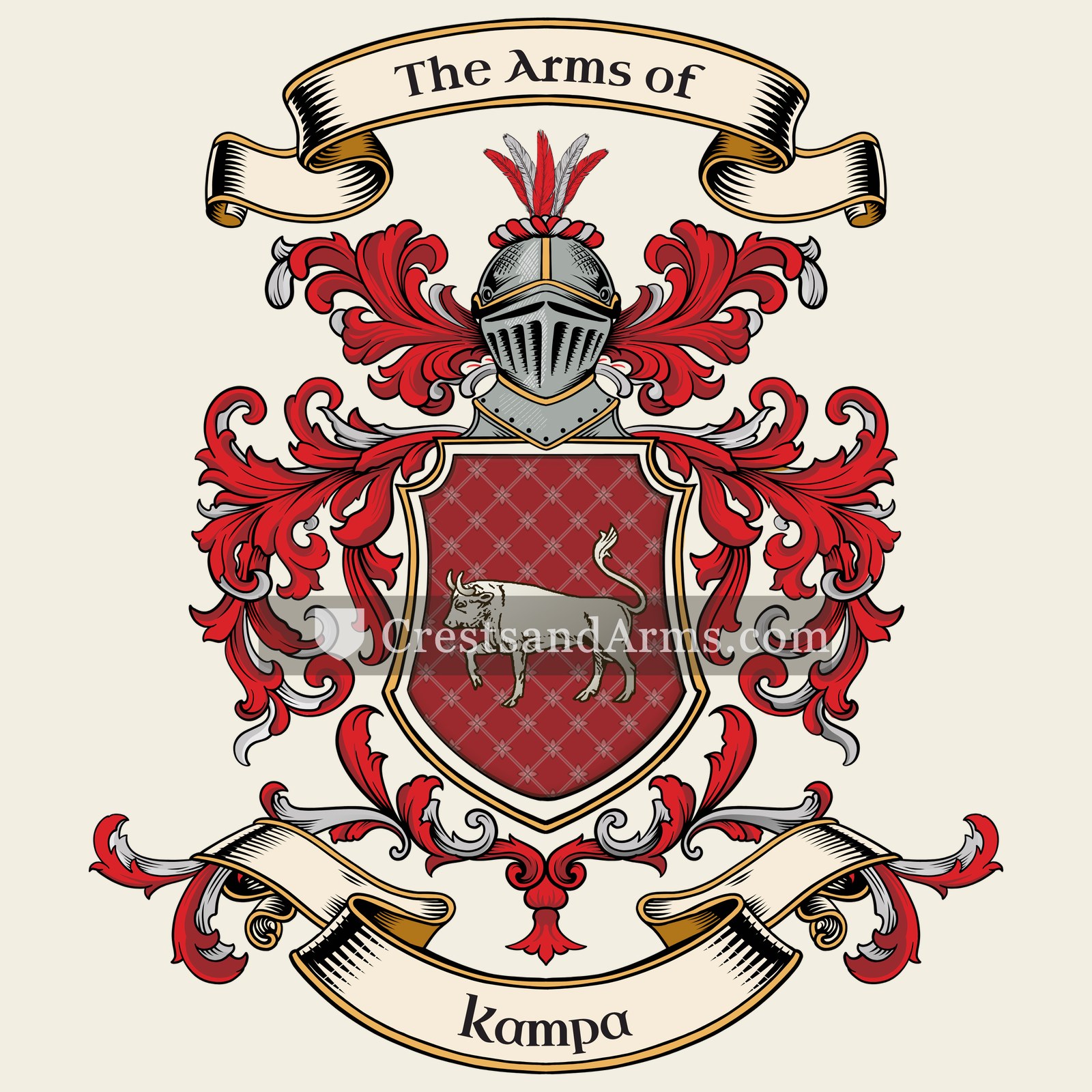 The Kampa coat of arms