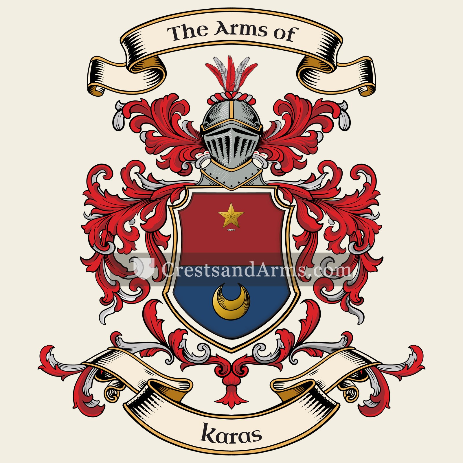 The Karas coat of arms