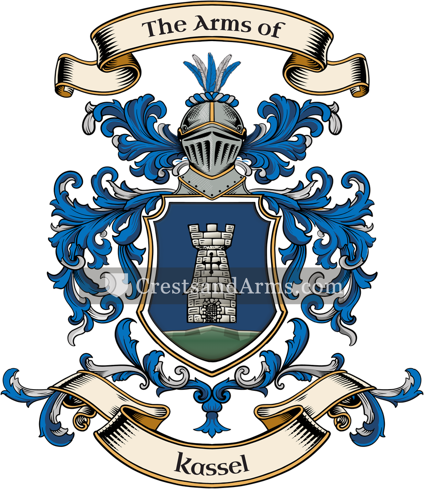 The Kassel coat of arms, drawn from the recorded blazon