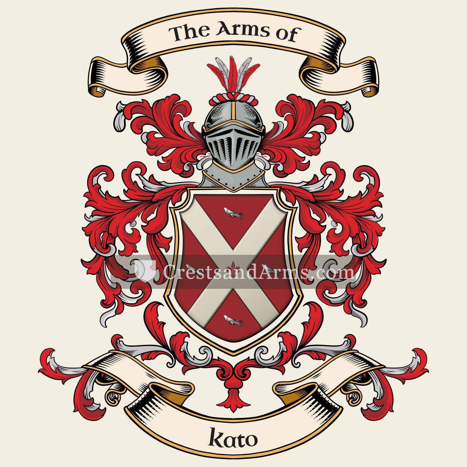 The Kato coat of arms